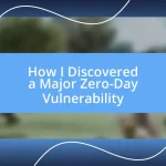 How I Discovered a Major Zero-Day Vulnerability