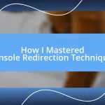 How I Mastered Console Redirection Techniques