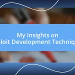 My Insights on Exploit Development Techniques